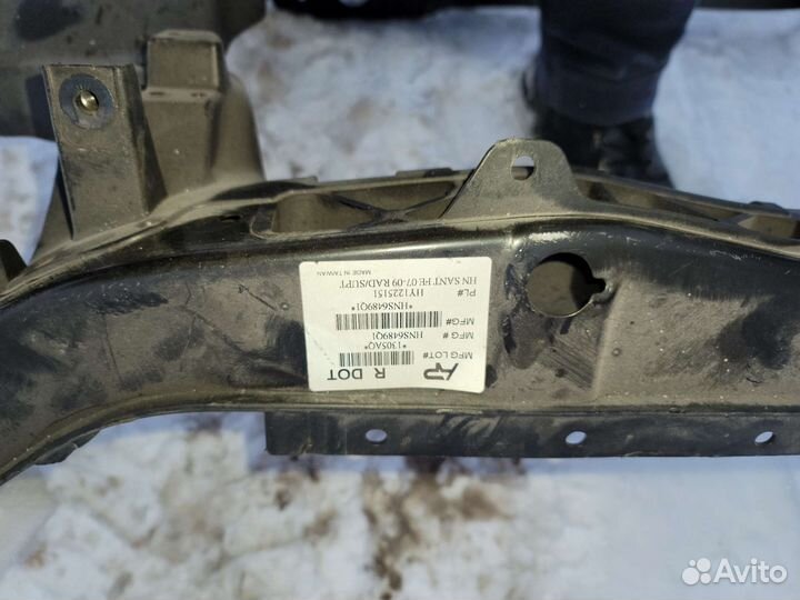 Телевизор радиатора (Бензин) Santa fe 06-09