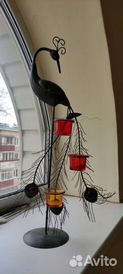 Кованные изделия интерьерные. Павлин