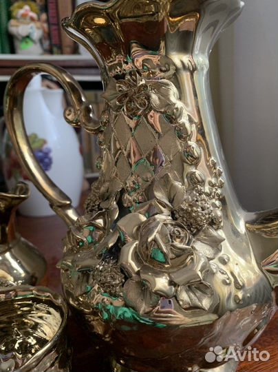 Чайно-кофейный сервиз «Золотая роза»