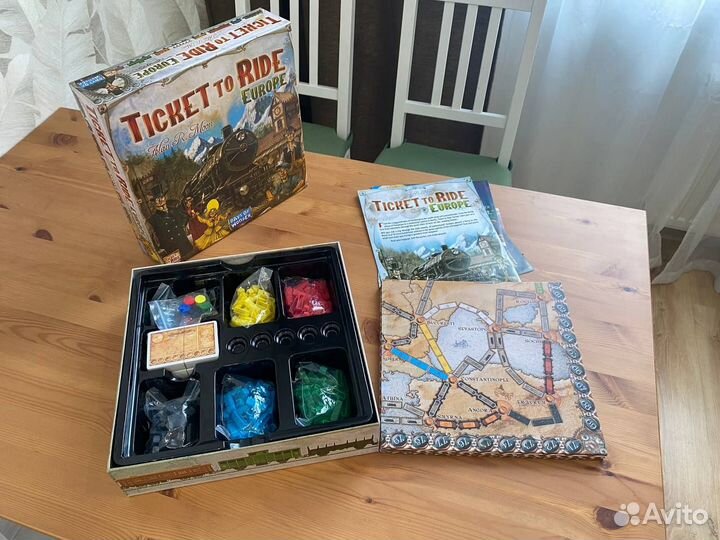 Ticket to Ride: Europe - в плёнке, русские правила