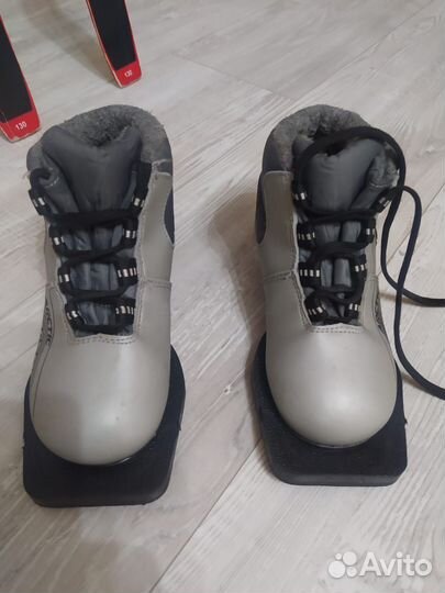 Лыжи беговые детские 130 с ботинками