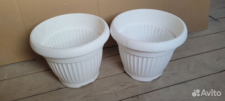 Горшки для цветов пластиковые