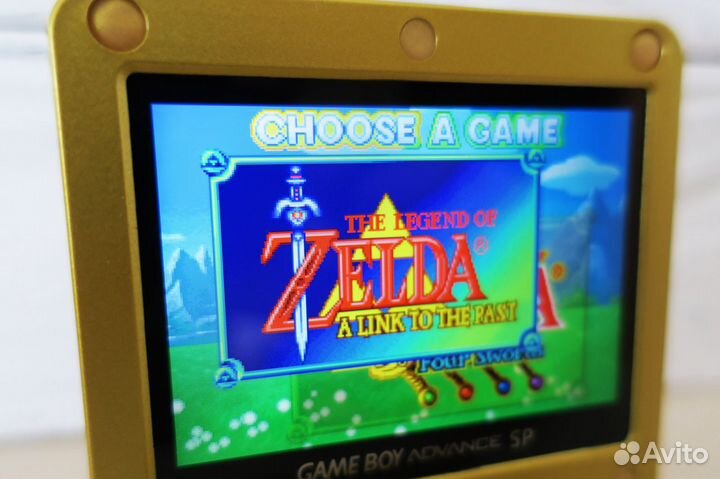 Game Boy Advance SP (AGS-101 или IPS) «Zelda»