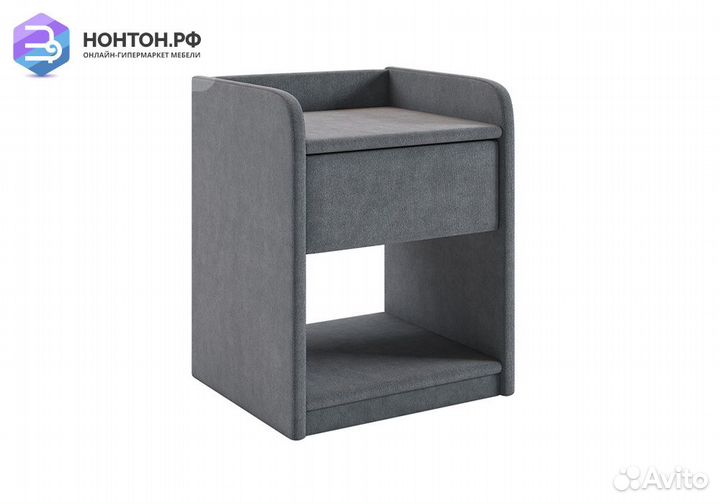 Тумба прикроватная Аманда 2 графит