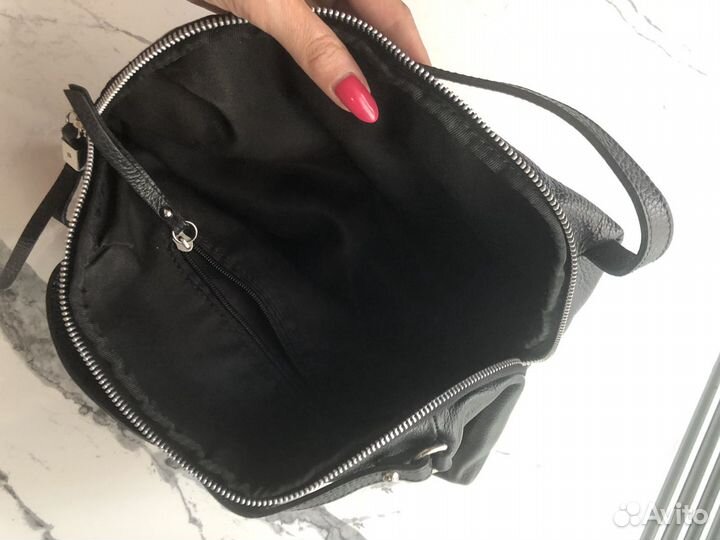 Элеганая сумка из натуральной кожи