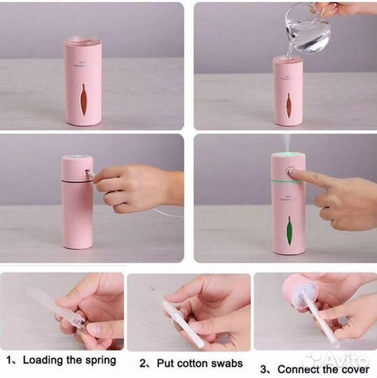 Увлажнитель воздуха mini humidifier Leaf