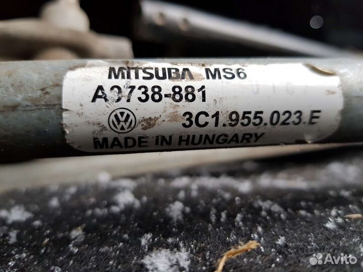 Трапеция дворников Фольксваген Пассат Б6