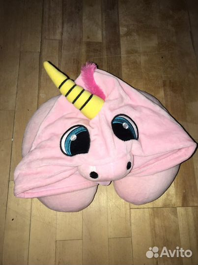 Подушка unicorn под голову в дороге Единорог