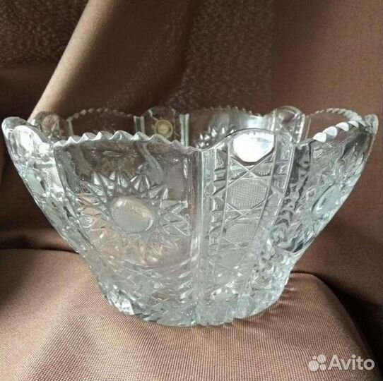Ваза хрустальная большая СССР