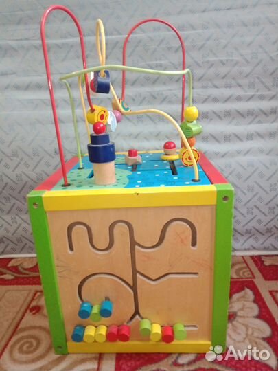 Бизиборд Куб (Бизибокс) 30х30х30см