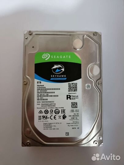 Жесткий диск Seagate Skyhawk 8 тб st8000vx004