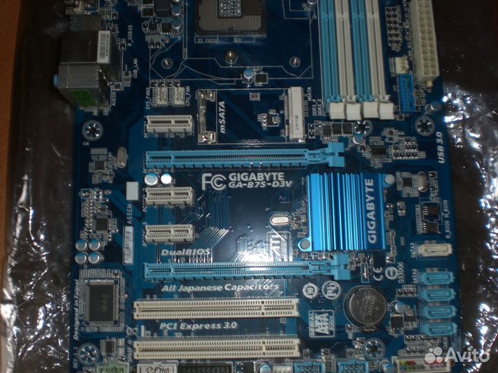 Материнская плата gigabyte GA-B75-D3V 1155 xeon