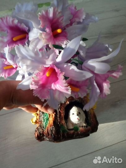 Кашпо с цветами