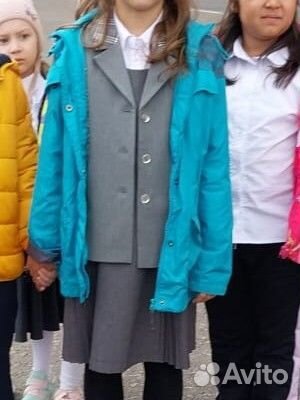 Пиджак школьный для девочки 140