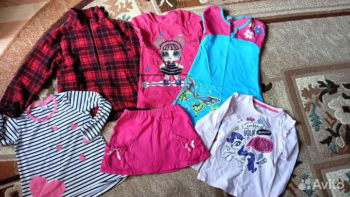 Пакет вещей на девочку