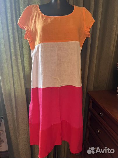 Платье лен 46 48
