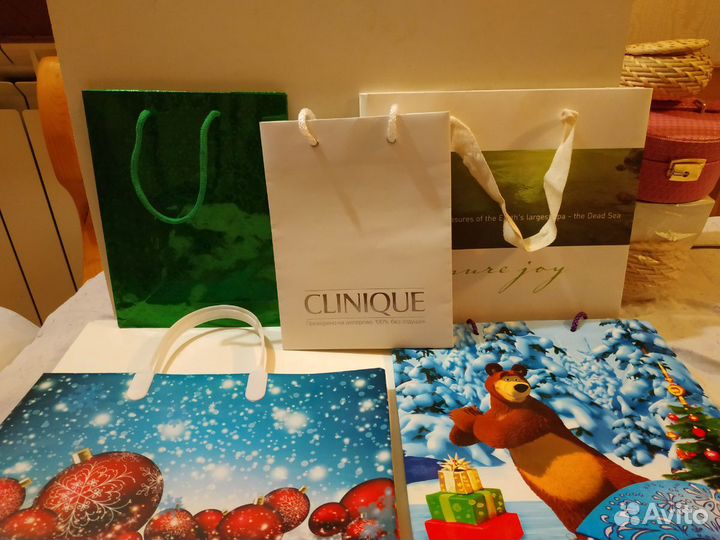 Подарочная упаковка, новогодний сапожок