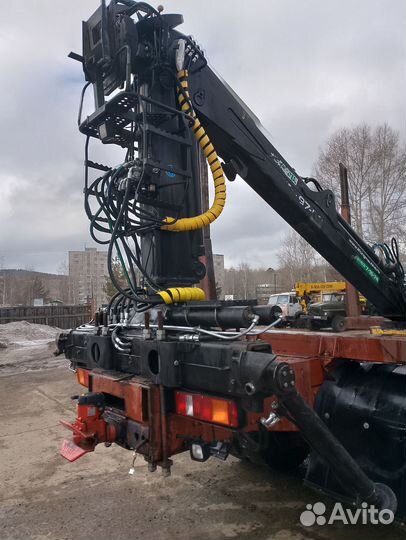 Бортовой грузовик Beifang Benchi ND1250A с КМУ Велмаш-С, 2008