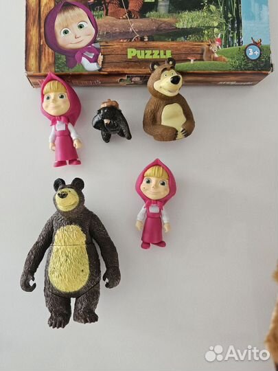 Игрушки Маша и Медведь