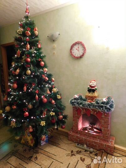 Искусственная ёлка, сосна со снегом 240 см