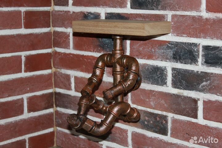 Полки лофт в туалет