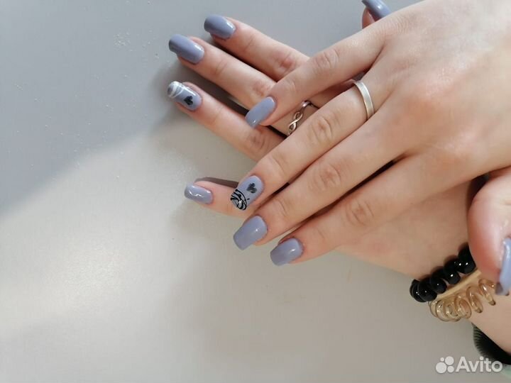 Наращивание ногтей,гель лак
