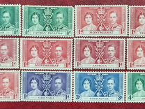 Почтовые марки Британия 1937 г. Король Георг VI