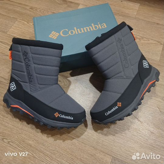 Дутики мужские зимние Columbia gore-tex Новые grey