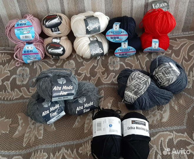 Пряжа Италия и помпоны
