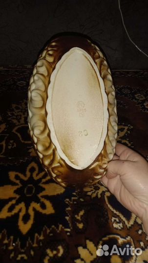 Ваза корзинка СССР, состояние отличное, без сколов