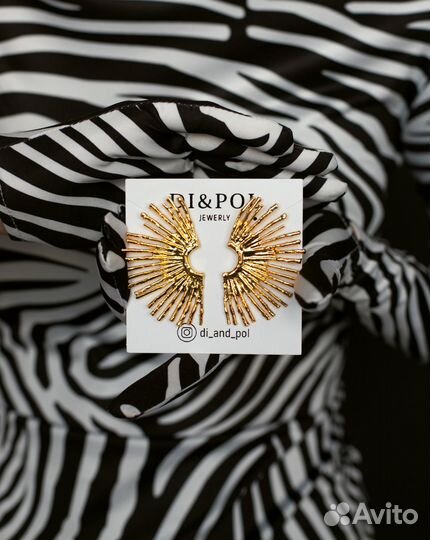 Массивные серьги