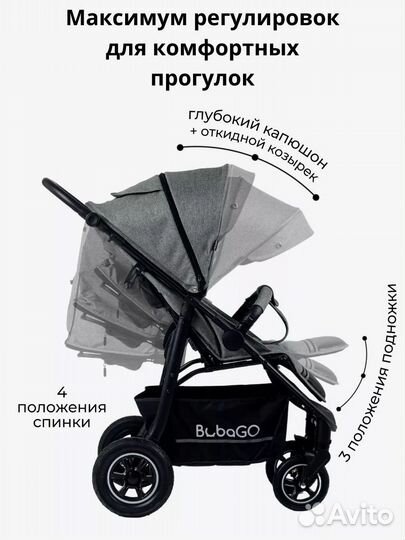 Прогулочная коляска новая всесезонная