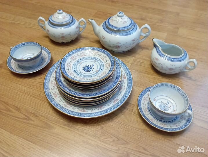 Чайный сервиз фарфор Китай времён СССР