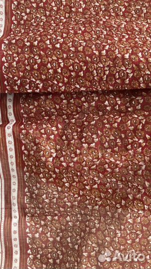 Ткань хлопковая для сари индия