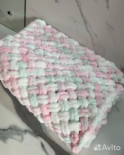 Плед детский плюшевый