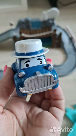 Набор Поли Робокар мост