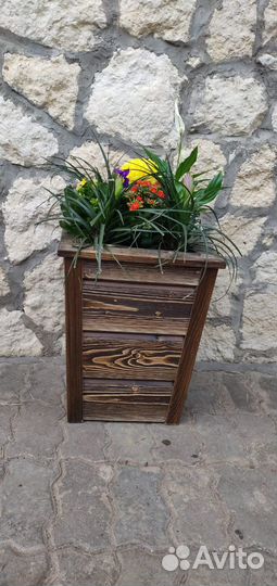 Кашпо для цветов и деревьев ручная работа