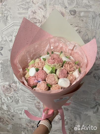 Цветы из шоколада