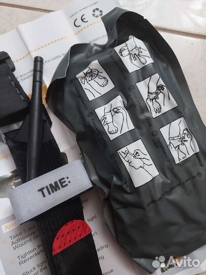 Перевязочный пакет 6-дюймовый и турникет 95см