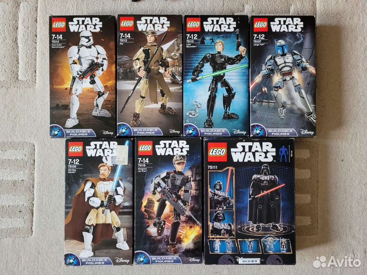 Lego Star Wars коллекция фигурок