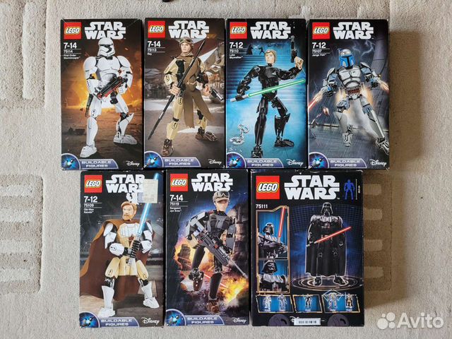 Lego Star Wars коллекция фигурок