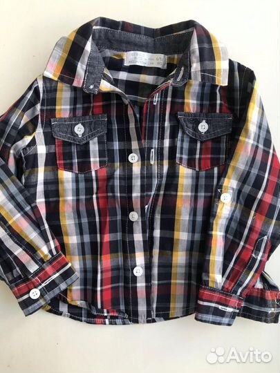 Рубашка детская для мальчиков 80