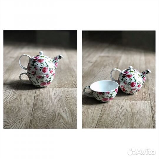 Чайник заварочный и чашка
