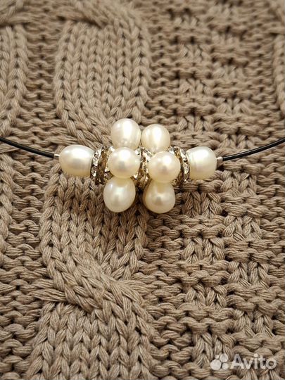 Чокер с жемчугом