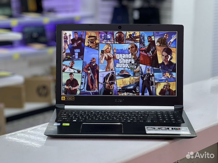 Игровой ноутбук Acer с большим экраном 17.3