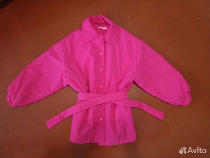 Куртка женская оверсайз фуксия