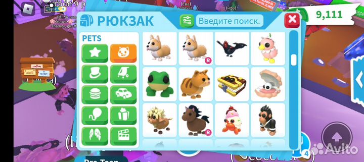 Петы в adopt me