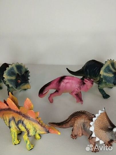Набор животных динозавры, 5 шт цена за все