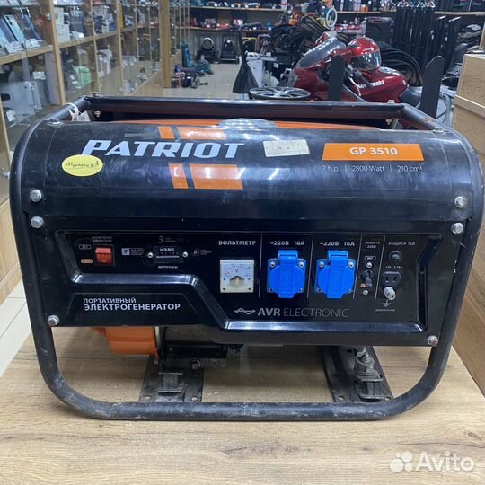 Бензогенератор patriot gp 3510