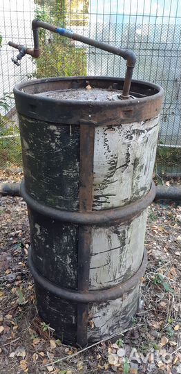 Алюминиевая бочка бак 200+л